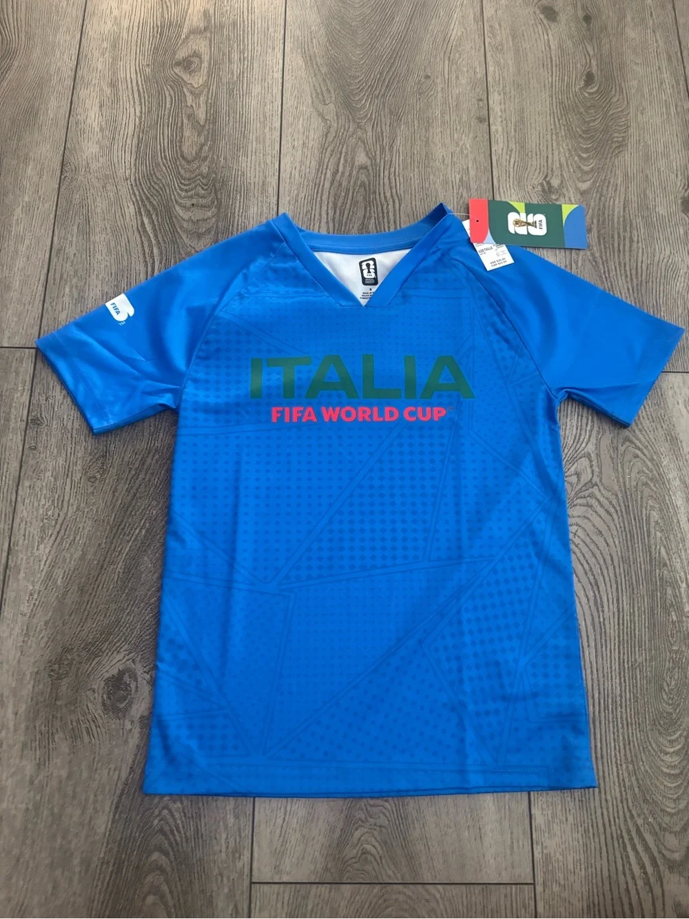 The Children's Place Blue Italia FIFA World Cup Kids Shirt